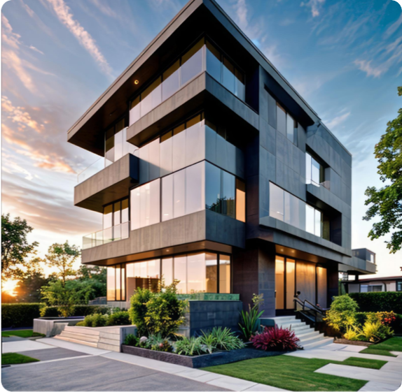 Luxurious interior showcase