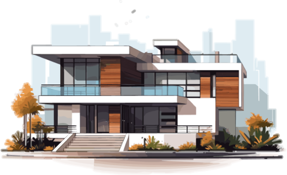 Modern interior design showcase